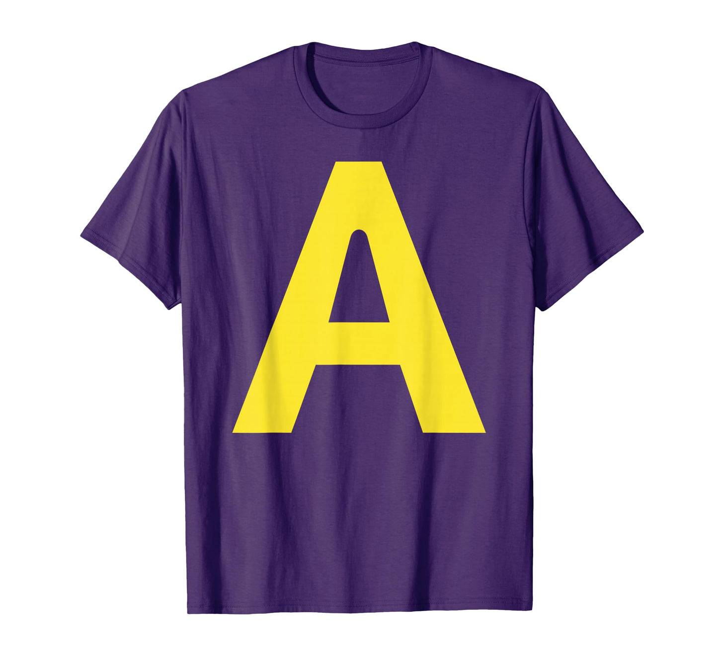 Halloween Letter A Alphabet Matching Costume Men Women Kids T-Shirt