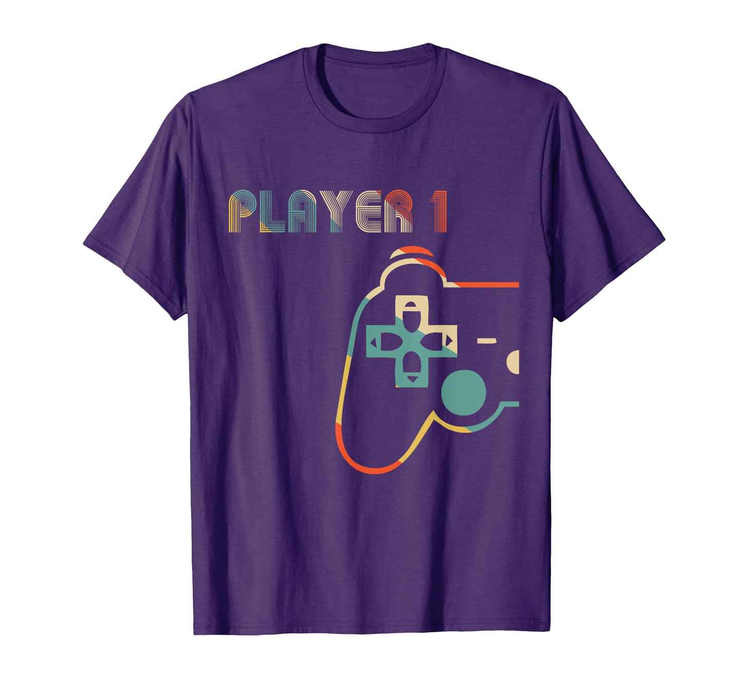 Matching Video Gamers Couple Player 1 Player 2 T-Shirt