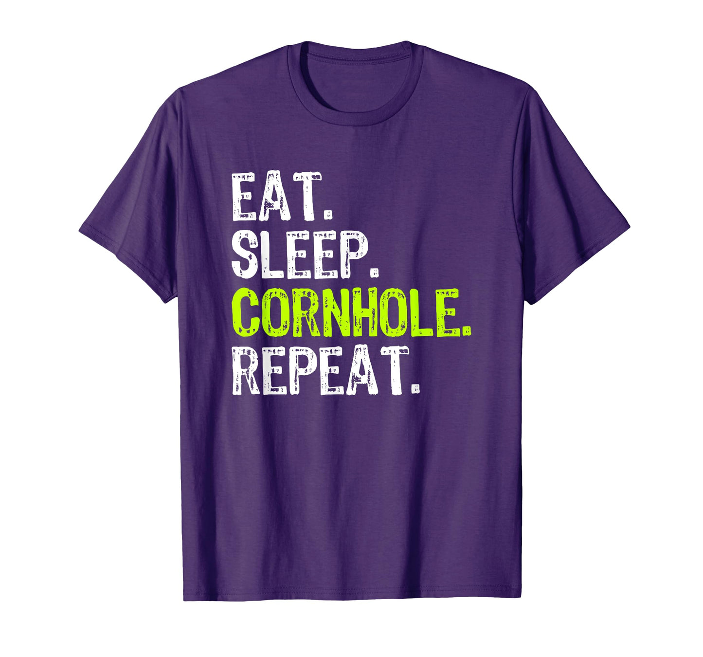 Eat Sleep Cornhole Repeat Corn Hole Funny Team T-Shirt
