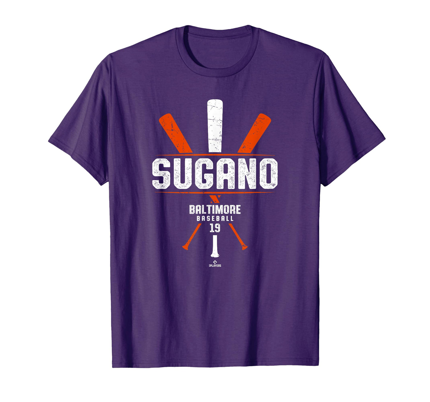 Vintage Baseball Bat Gameday Tomoyuki Sugano Baltimore T-Shirt