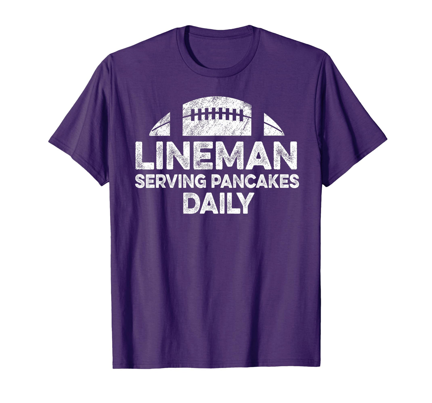 Lineman Serving Pancakes Daily Football Offensive Lineman T-Shirt