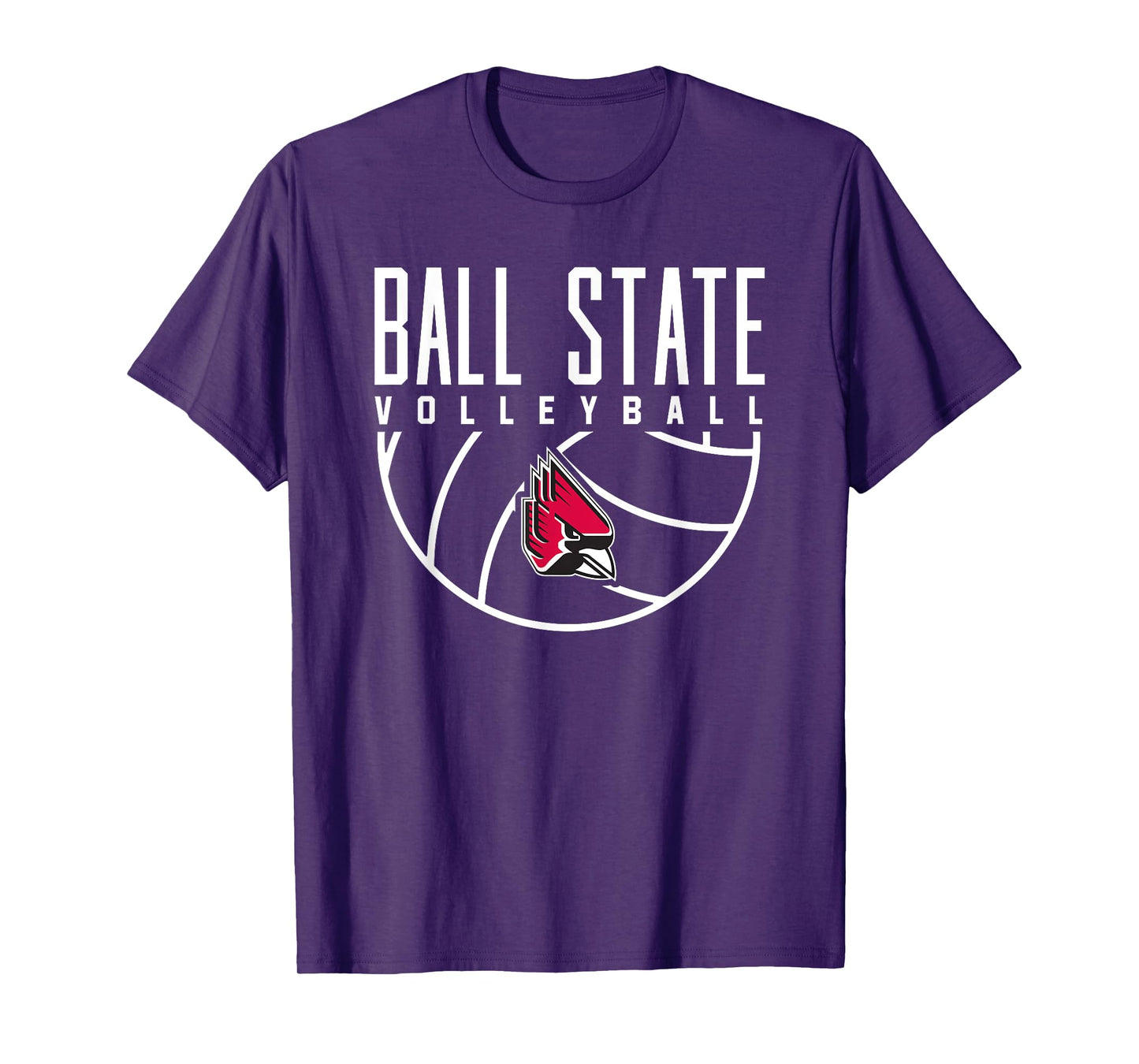 Ball State University Cardinals Volleyball Arch T-Shirt