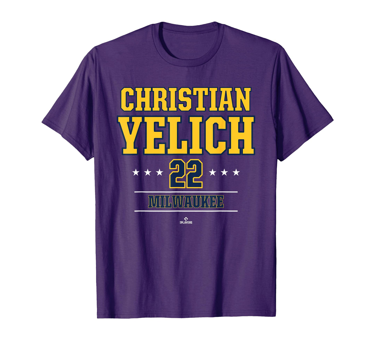 Baseball Star Christian Yelich Milwaukee MLBPA T-Shirt
