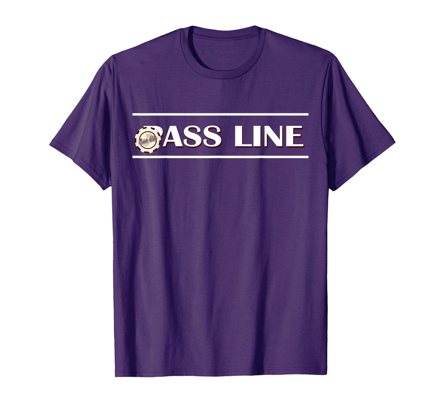 PASS LINE Casino Craps Gambling T-Shirt T-Shirt