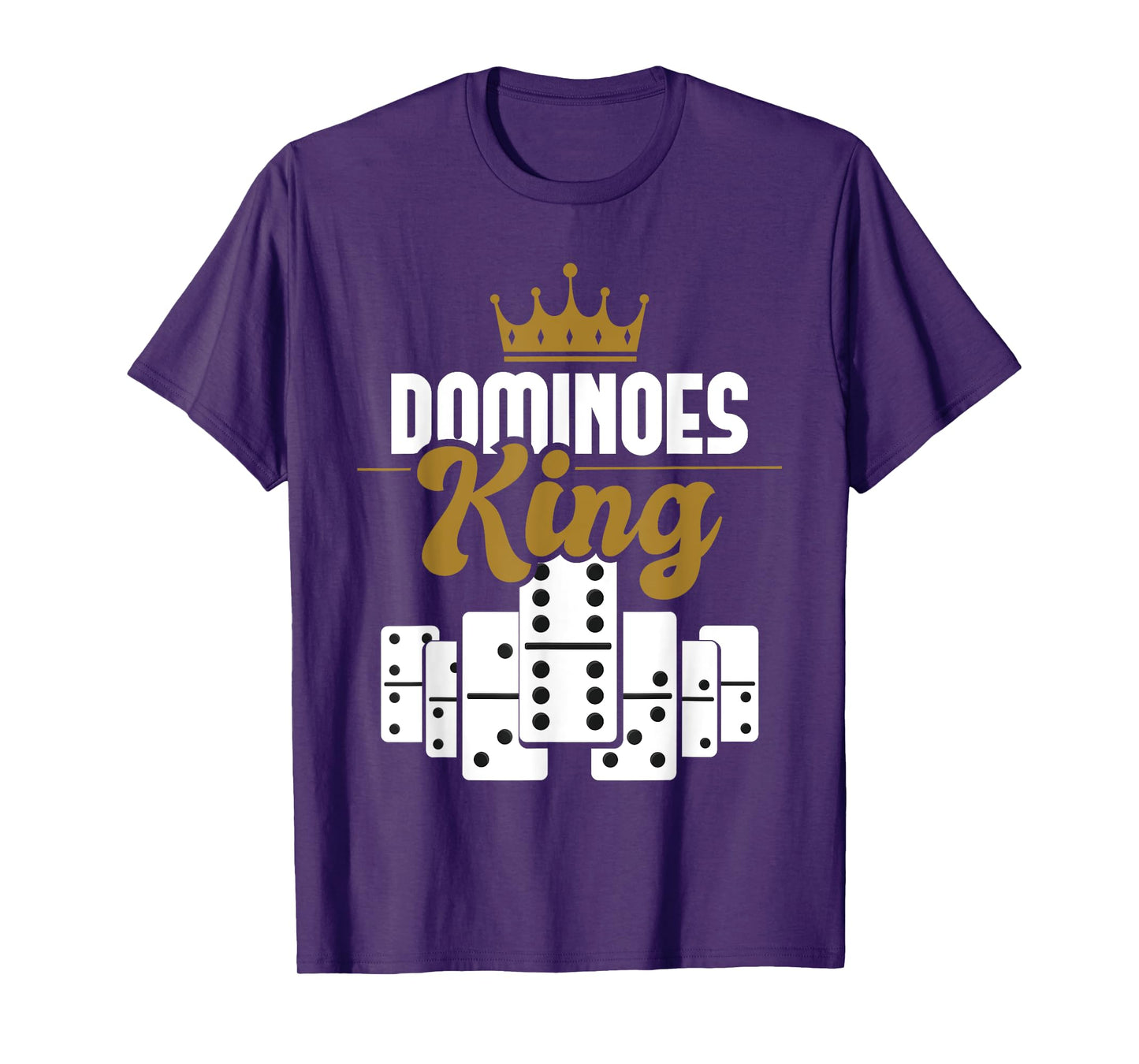 Dominoes King - Domino Player Dominoes Lover Tile Game T-Shirt