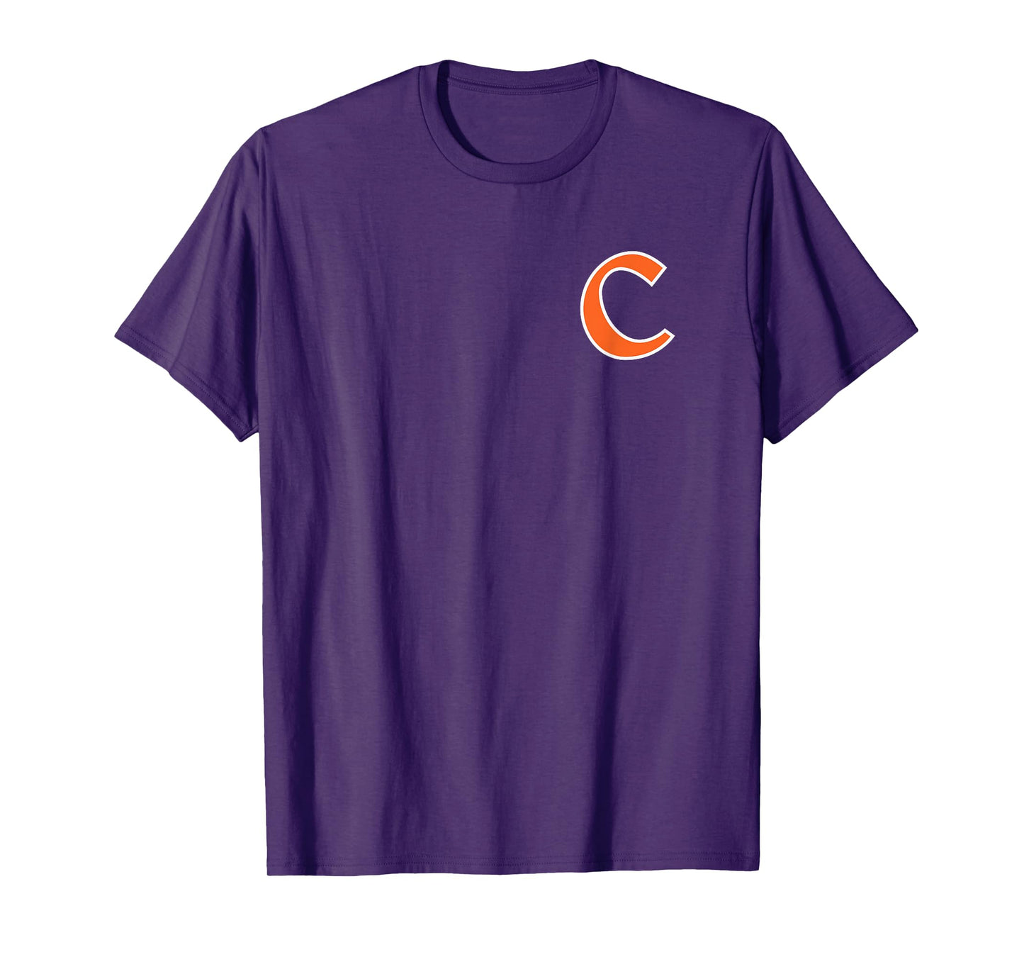 Clemson Tigers Front/Back Classic Logo Officially Licensed T-Shirt
