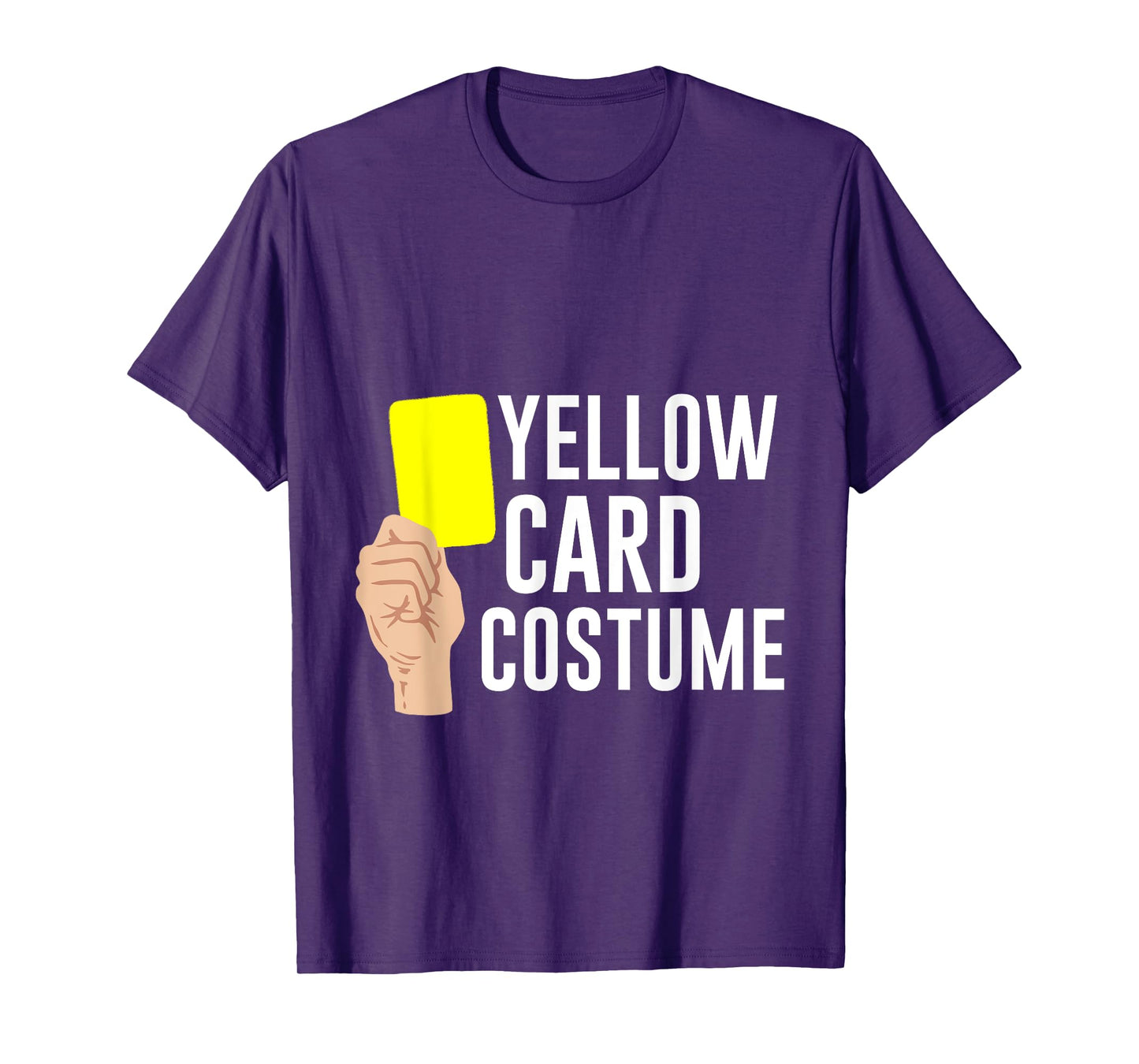 Yellow Card Costume Football Sports Joke T-Shirt