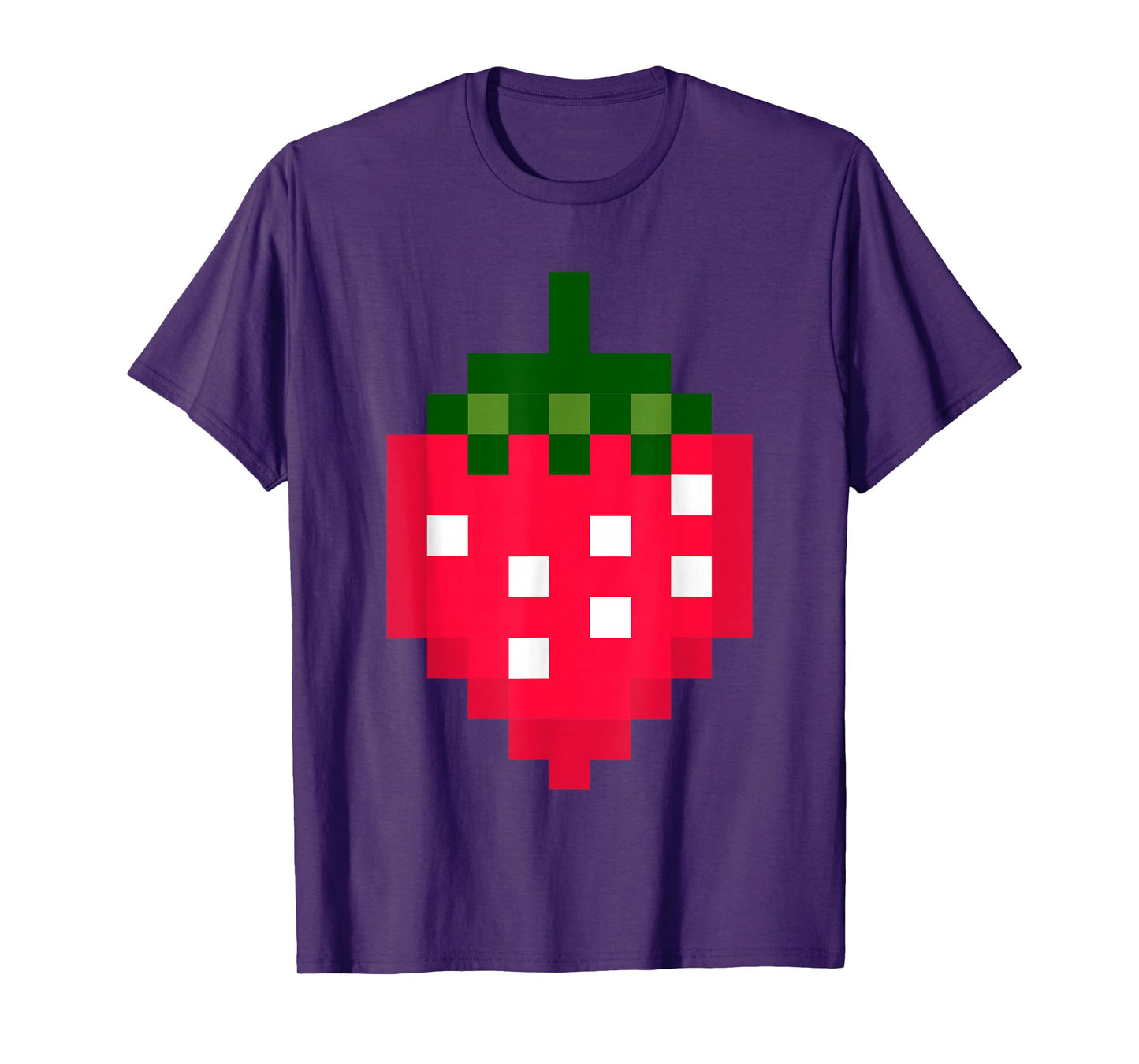 Pixel Strawberry 80s Video Game Halloween Costume Easy Group T-Shirt