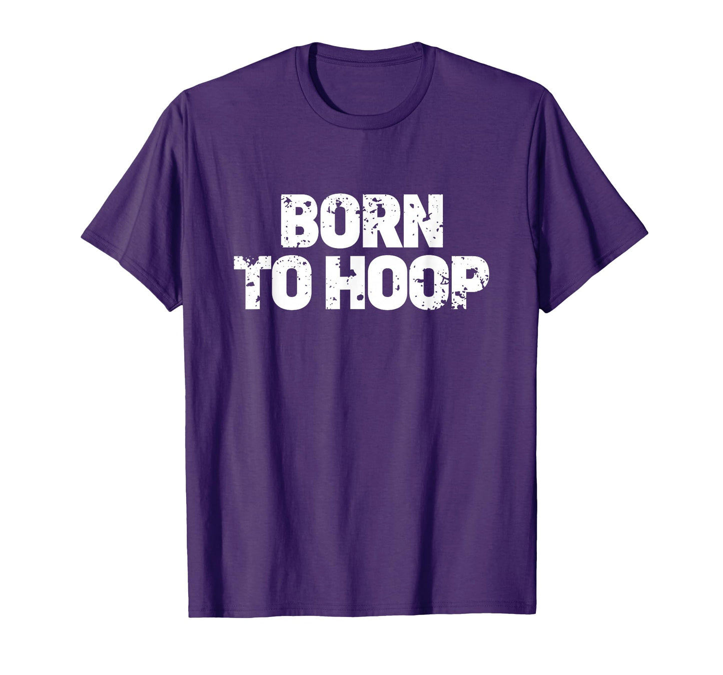Born To Hoop Basketball Hooper Distressed Practice Jersey T-Shirt