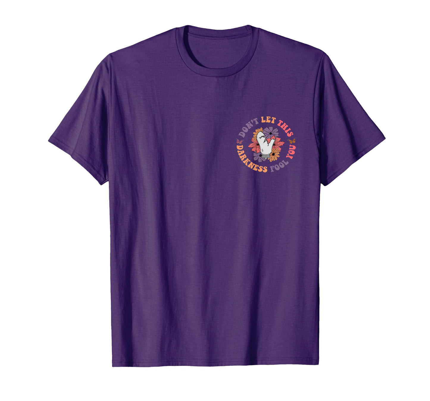 Retro The Light That Turns Off Can Be Turned Back 2 Sided T-Shirt