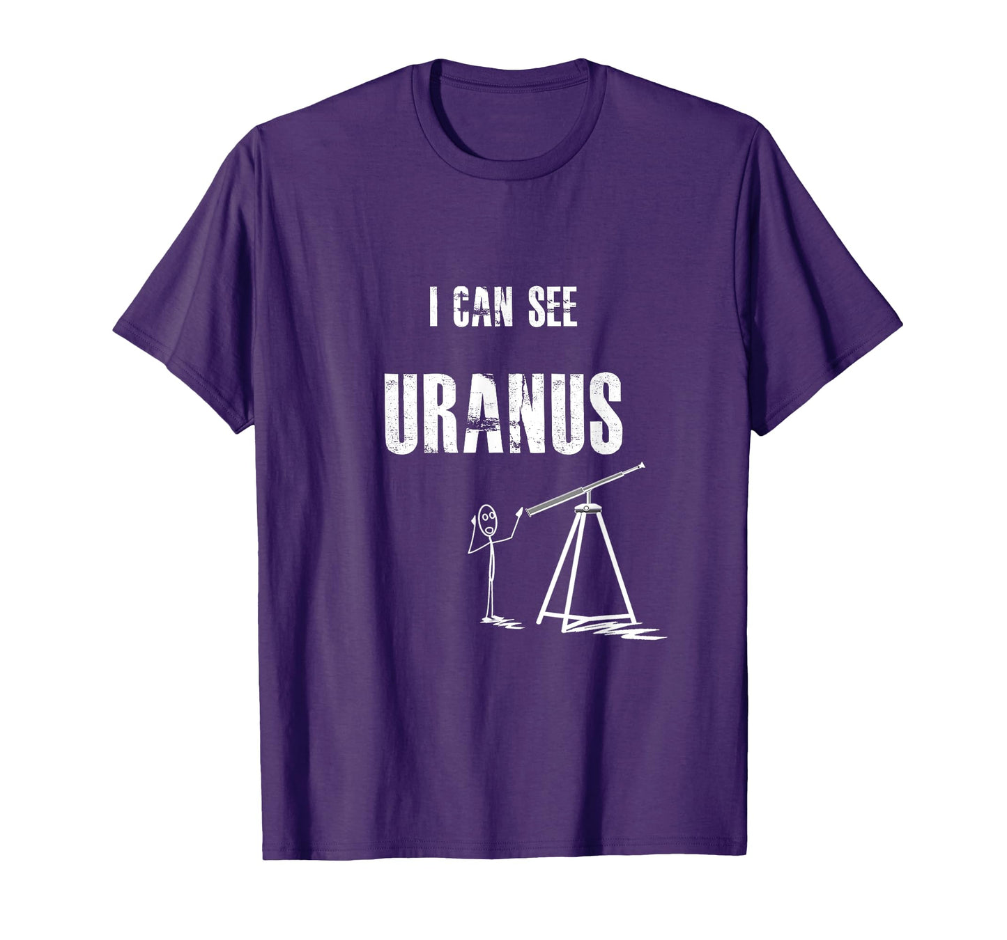 Funny and Cheeky I can See Uranus T-shirt T-Shirt