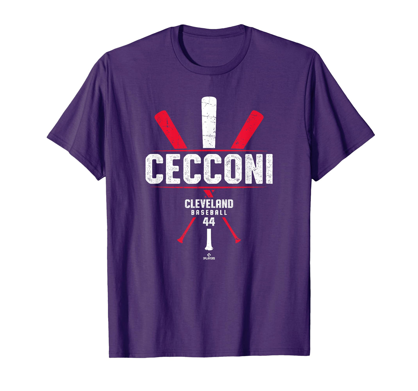 Vintage Baseball Bat Gameday Slade Cecconi Cleveland T-Shirt