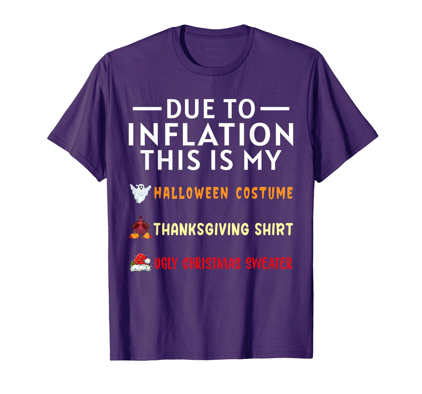 Due To Inflation This Is My Funny Halloween Costume T-Shirt