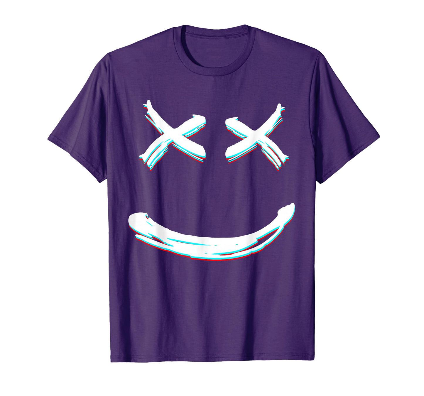 X Eyed Smile Face | X Eyes T-Shirt
