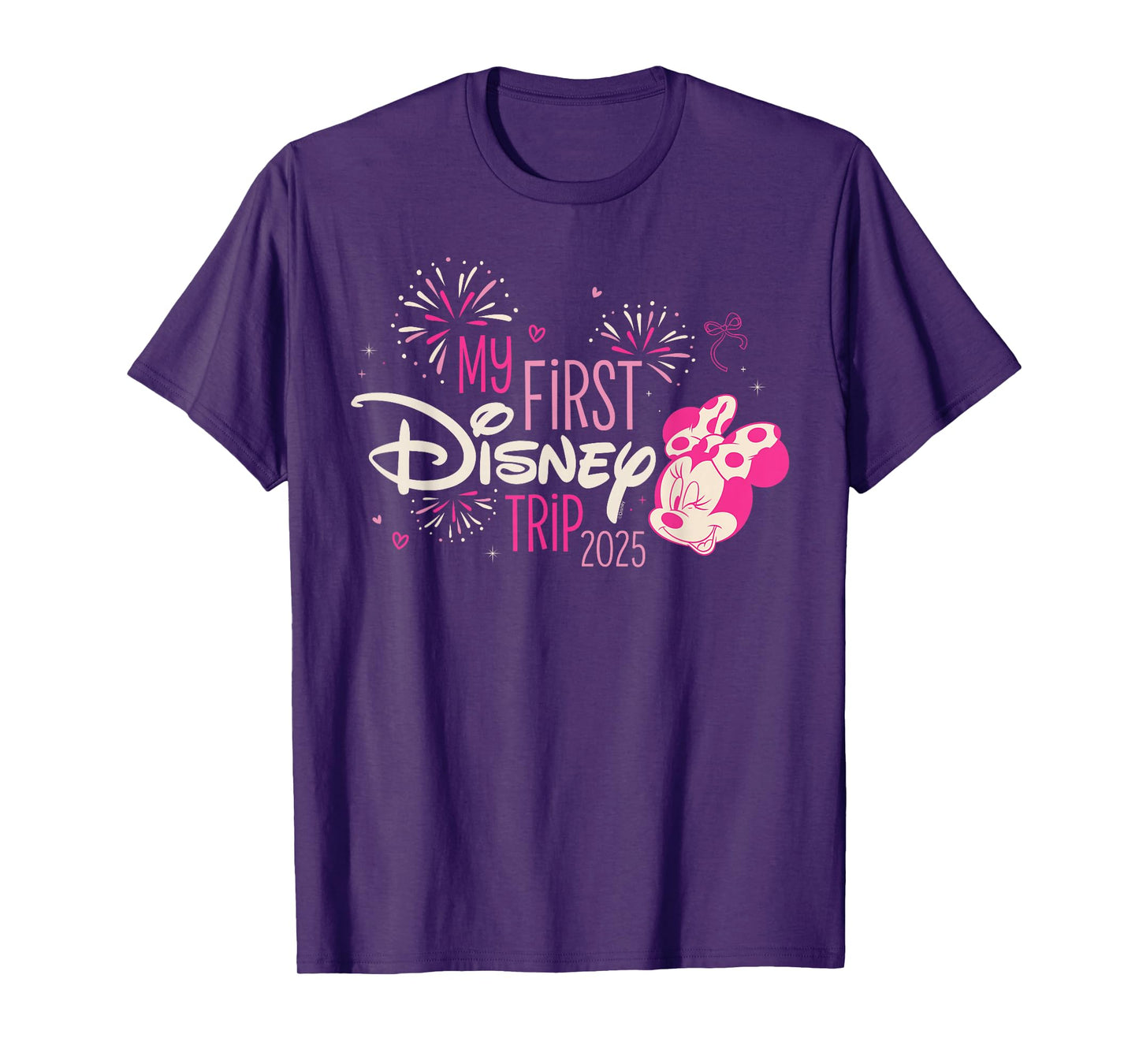 Disney My First Disney Trip 2025 Minnie Family Vacation T-Shirt