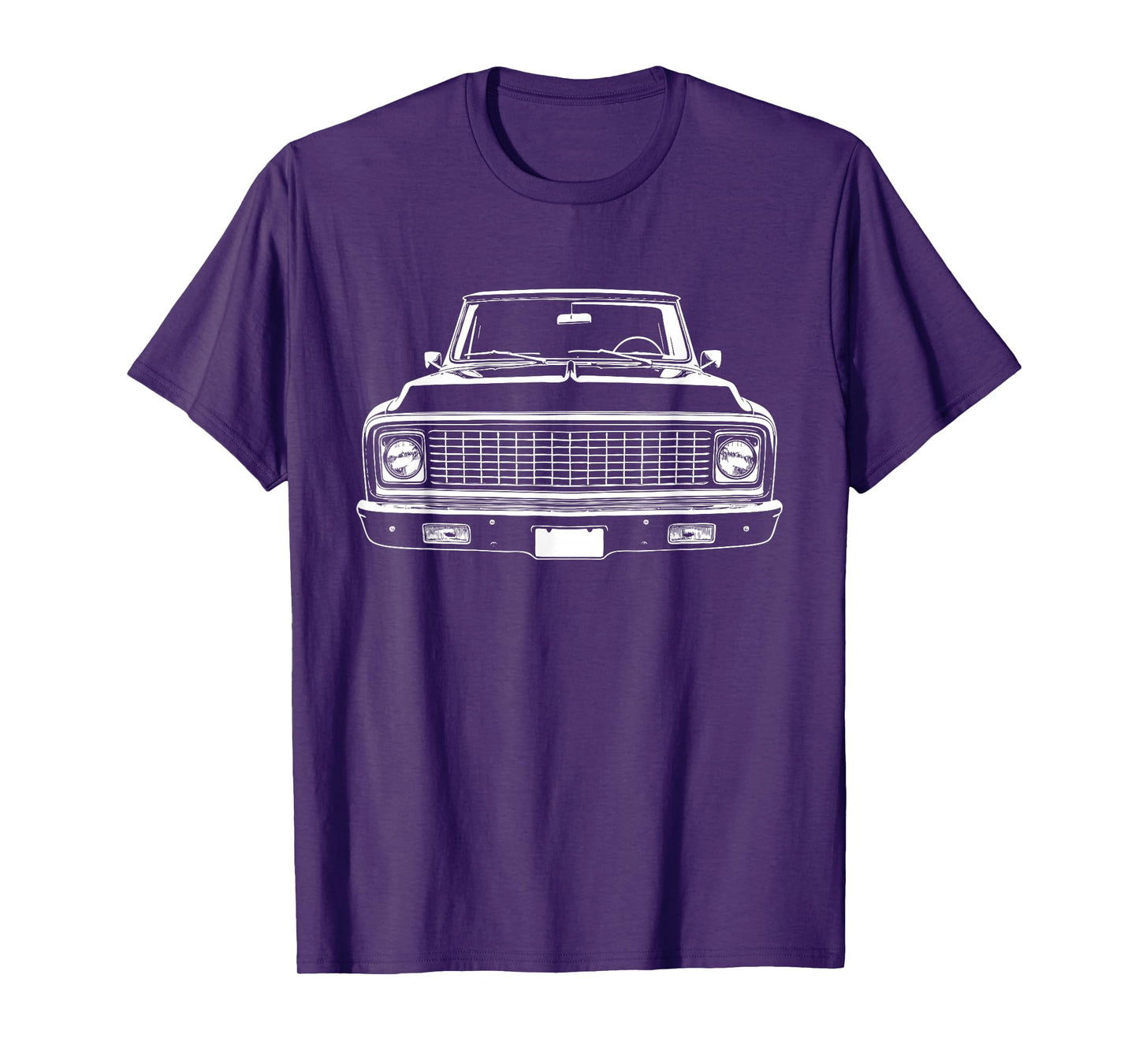 67-72 C10 Custom Front Grill Profile C10 Truck Silhouette T-Shirt