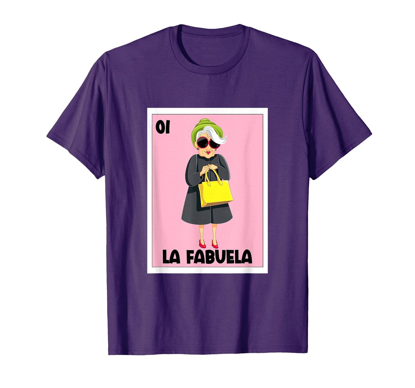 La Fabuela Mexican Bingo Card Game Spanish Grandma Abuela T-Shirt