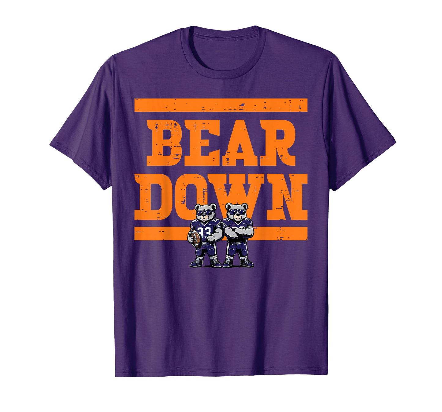 Bear Down Women Kids Boys Girls Youth Teen Men T-Shirt