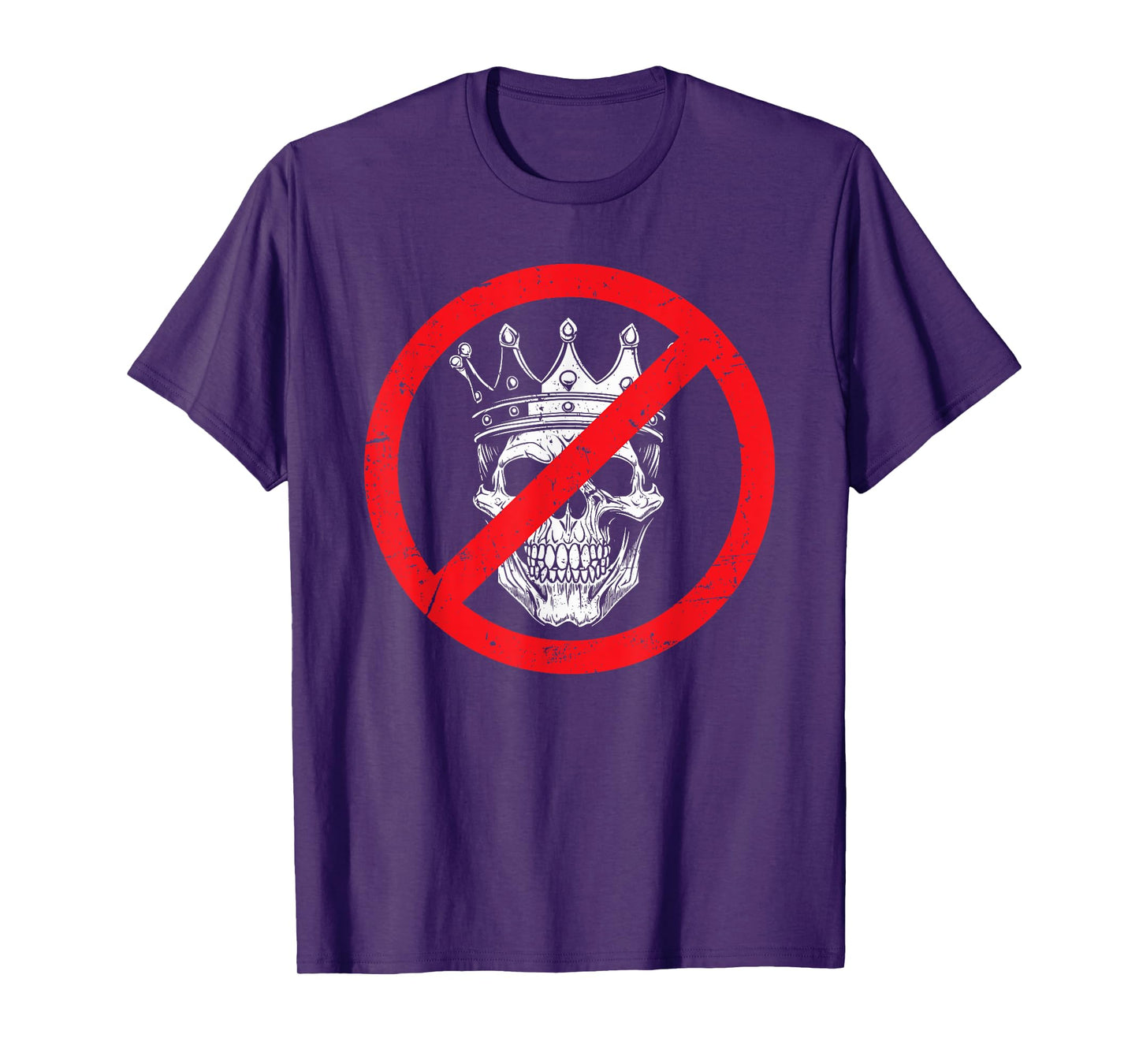No Kings Since 1776 USA 4th Of July Skeleton Halloween Free T-Shirt