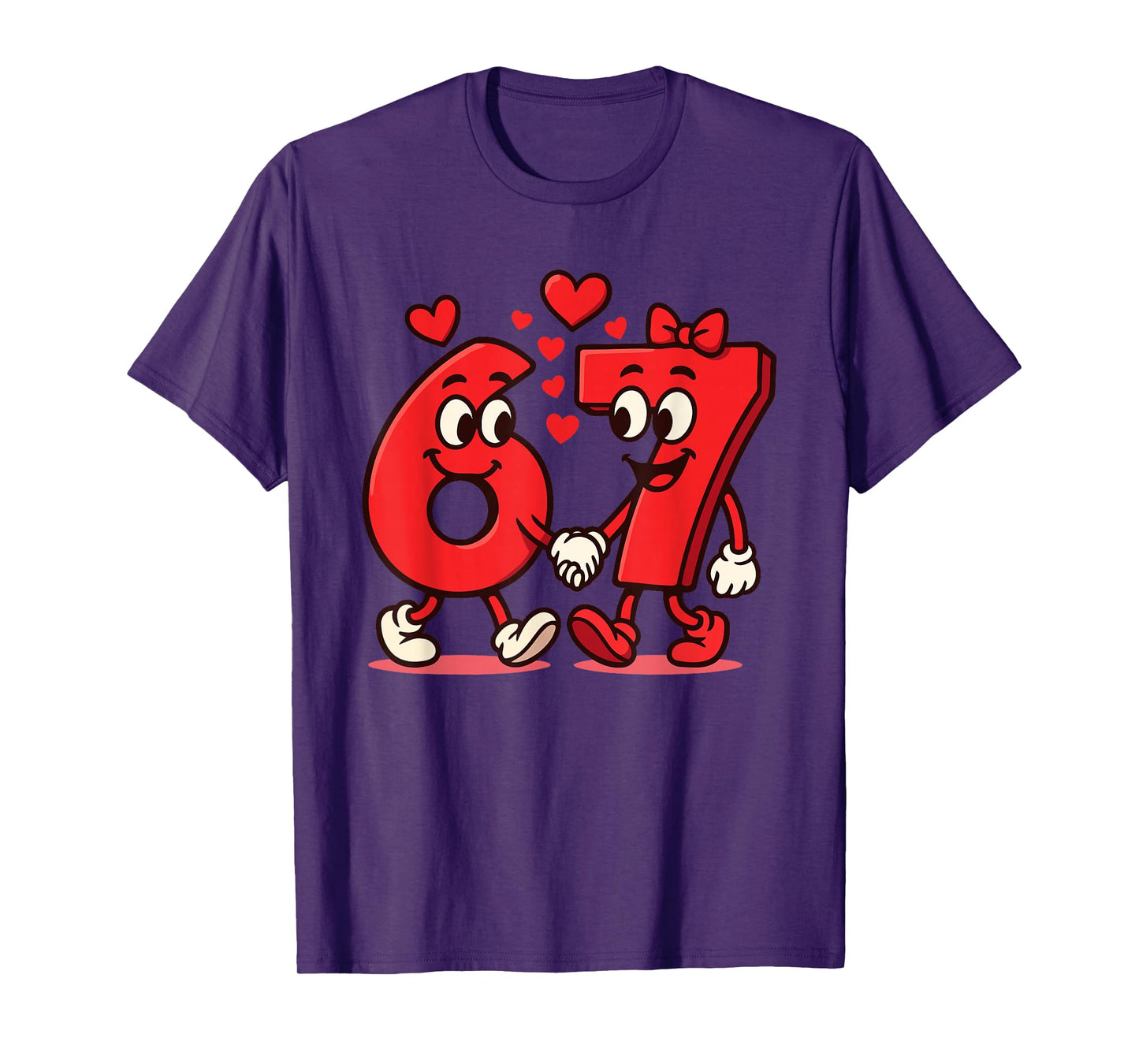Internet Memes 6 and 7 Six Seven Alpha Aura Energy Love T-Shirt