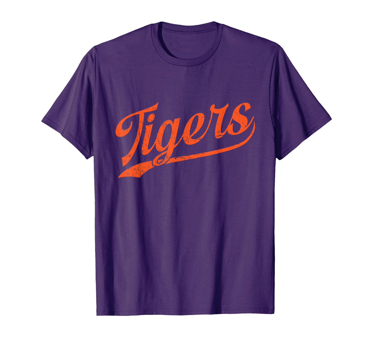 Tigers Mascot Vintage Sports T-Shirt