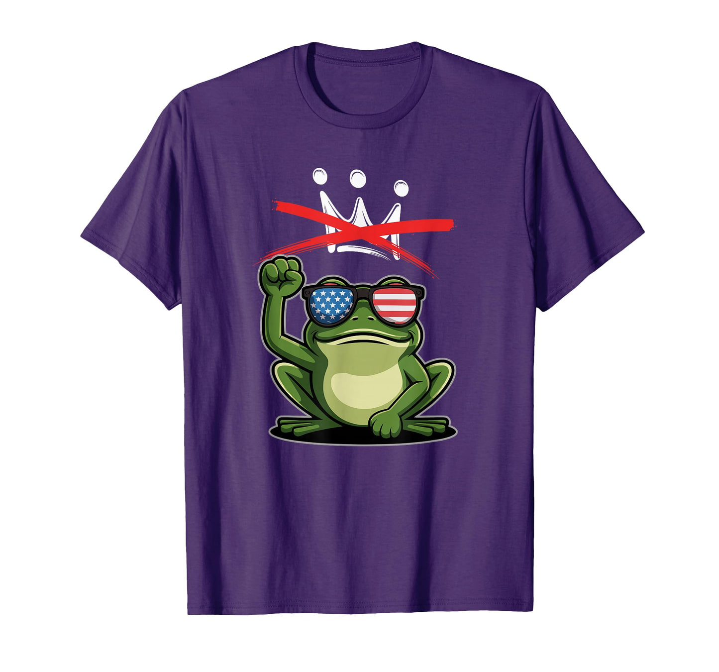 Portland Frog Subtle Protest on NO Kings Day T-Shirt