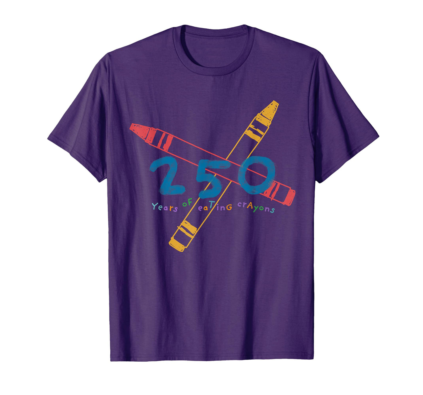 United States Marine Corps 250 Years Of Eating Crayons T-Shirt