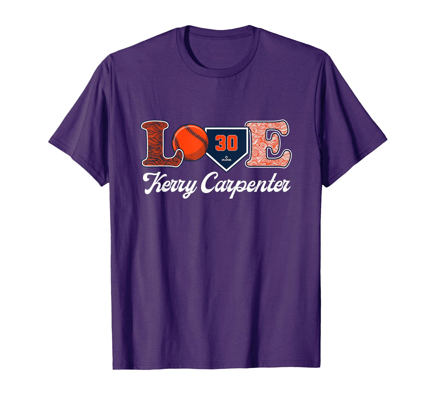 Love Kerry Carpenter Detroit Baseball MLBPA T-Shirt