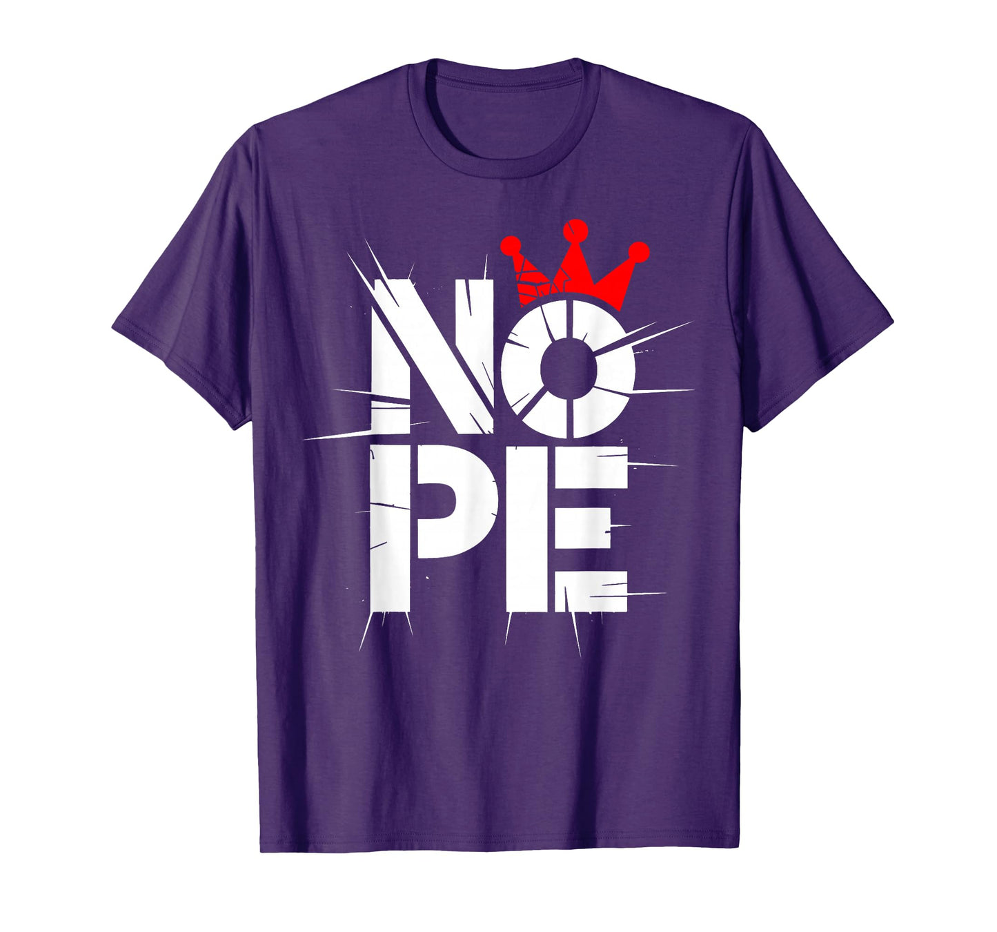 No Kings Protest Sign Patriotic Liberty Art Design T-Shirt