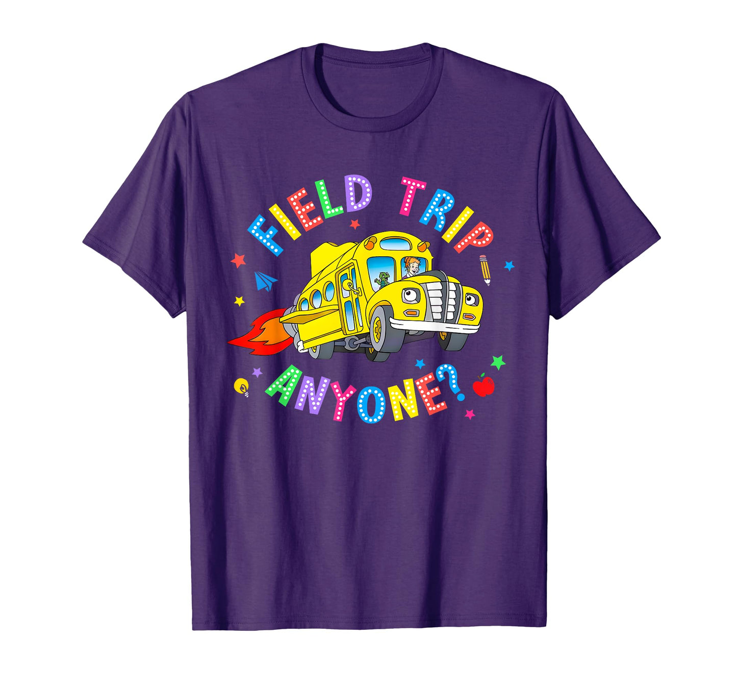 Field Trip Anyone? Field Day Let The Games Begin School Bus T-Shirt
