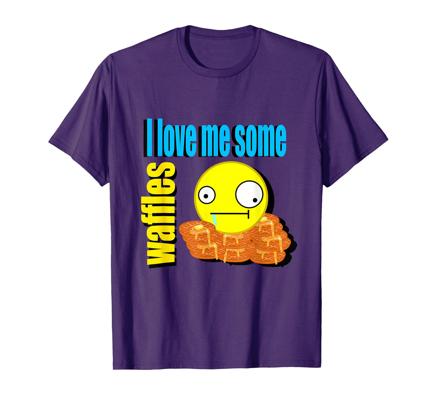 I Love Me Some Waffles Scene Kid Emo T-Shirt