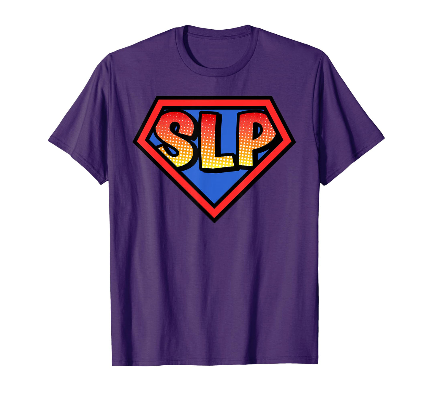 Superhero SLP Speech Therapy Halloween Costume T-Shirt