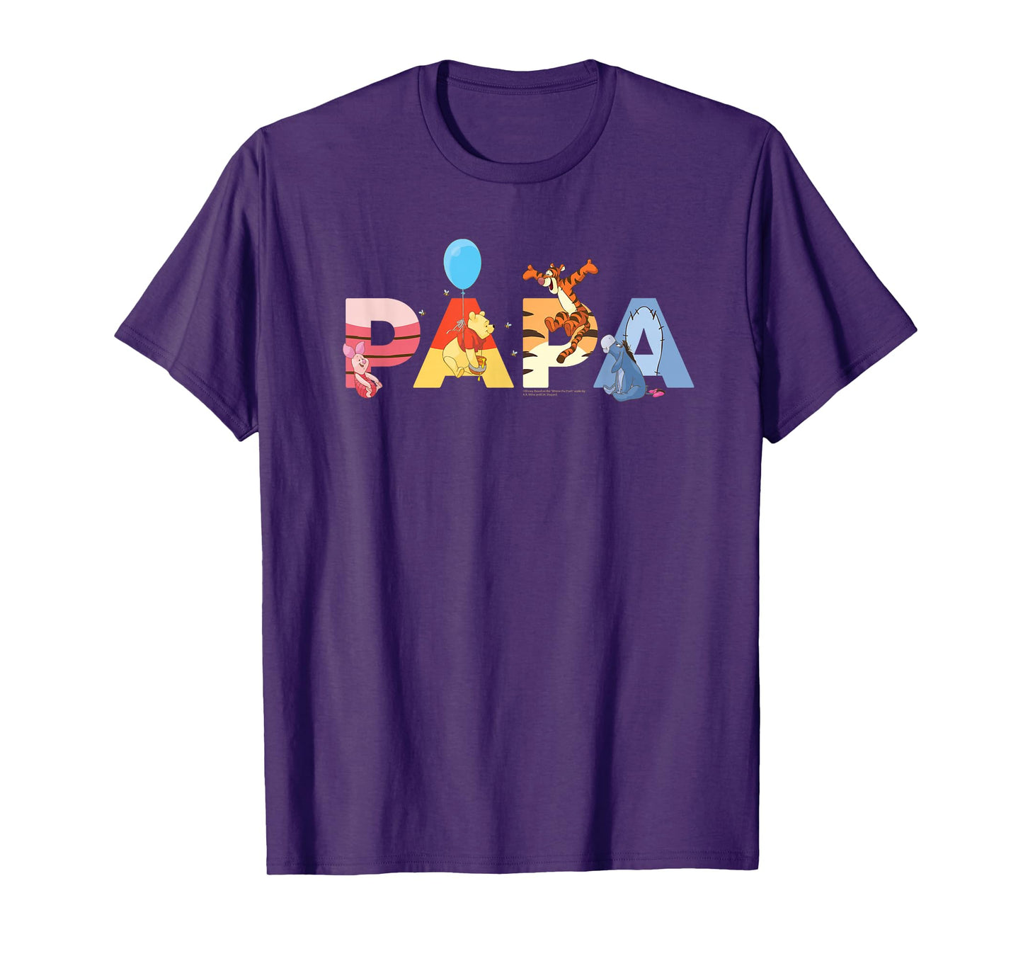 Disney Winnie the Pooh & Friends Papa Father's Day Birthday T-Shirt