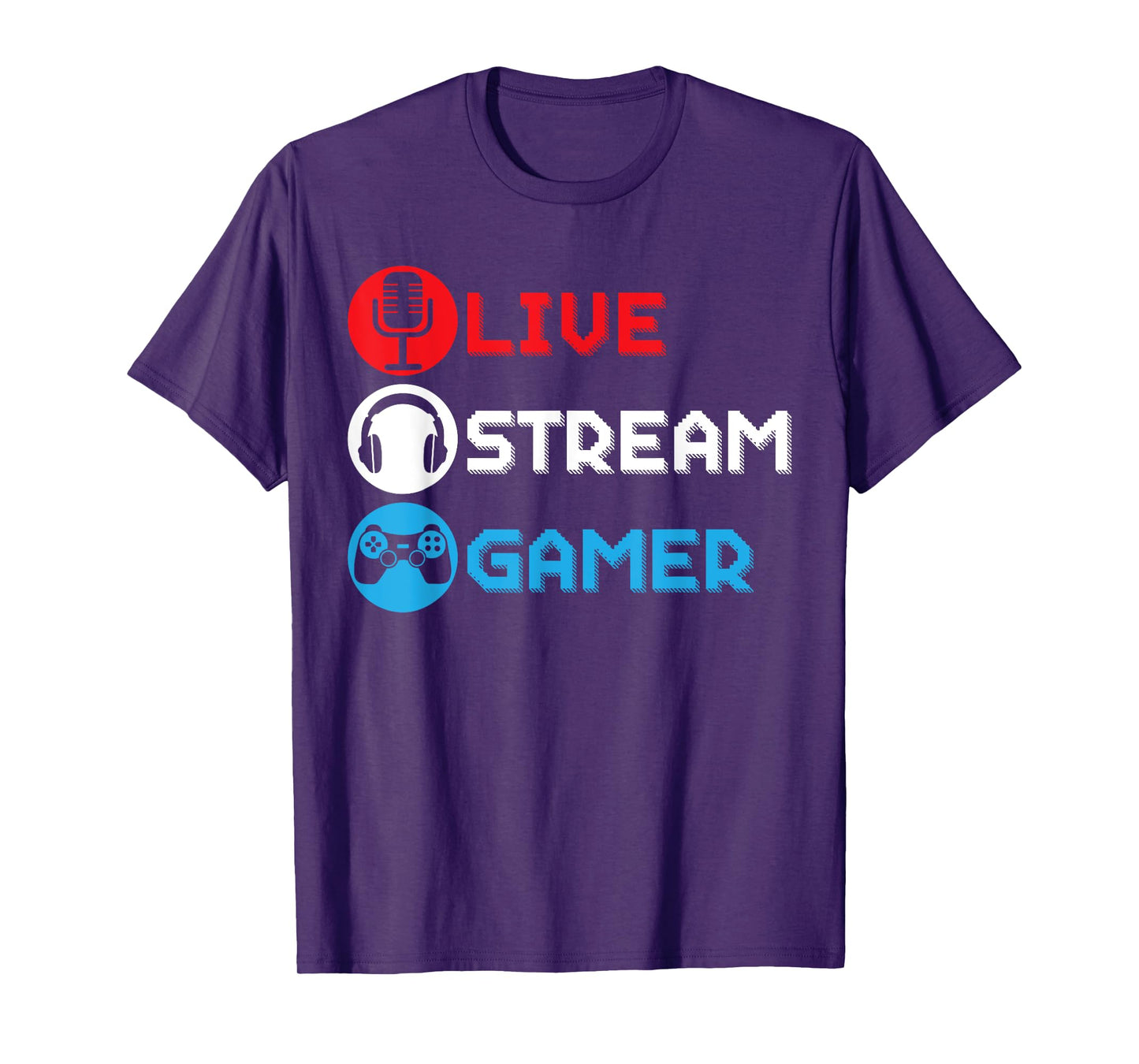 Live Stream Gamer Livestreaming Video Game Online Streaming T-Shirt