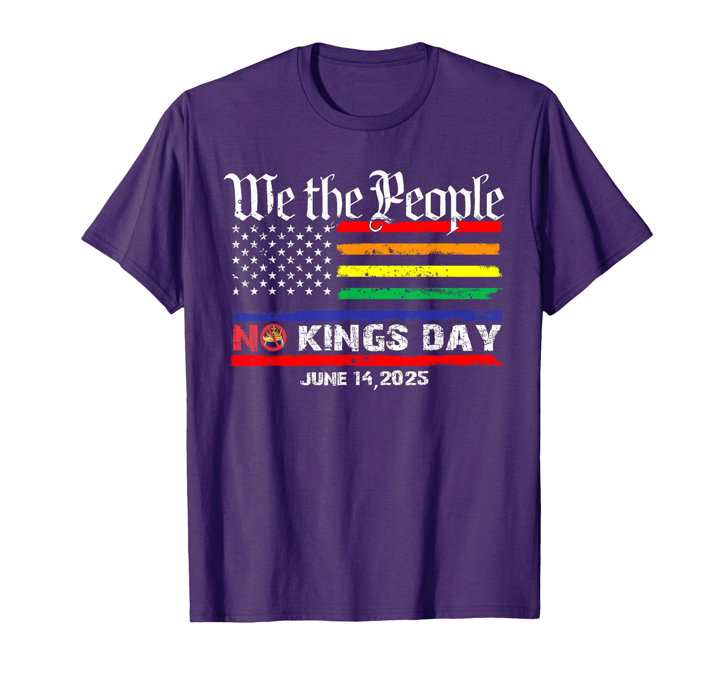 No Kings In America We The People Political Shirt Men Women T-Shirt