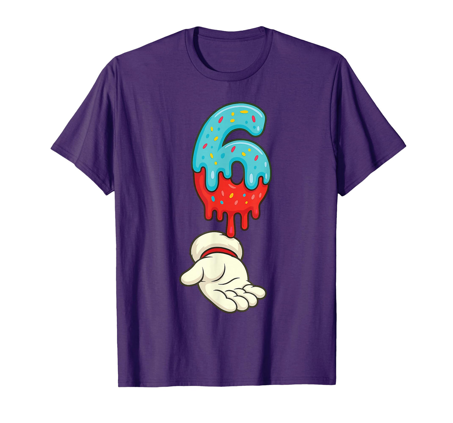 Matching Six Seven 6 7 Christmas Ice Cream Drip Xmas Santa T-Shirt