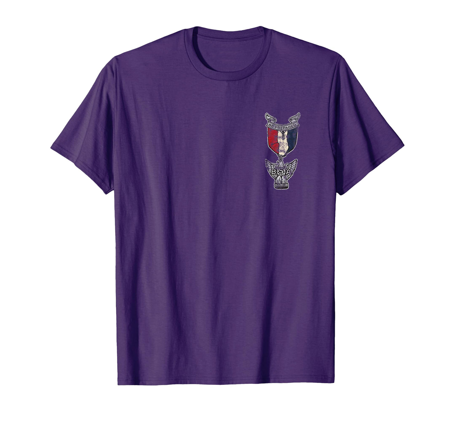 Eagle Scout Vintage Be Prepared Medal T-Shirt