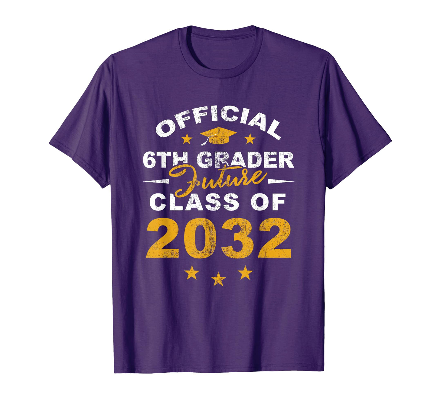Official 6th Grader Future Class of 2032 First Day School T-Shirt