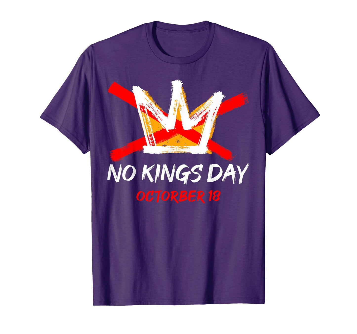No Kings Day October 18th No Kings in America Democracy T-Shirt
