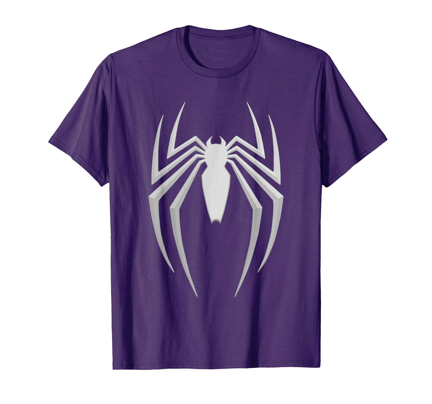 Marvel Spider-Man 2 Silver Spider Chest Emblem T-Shirt