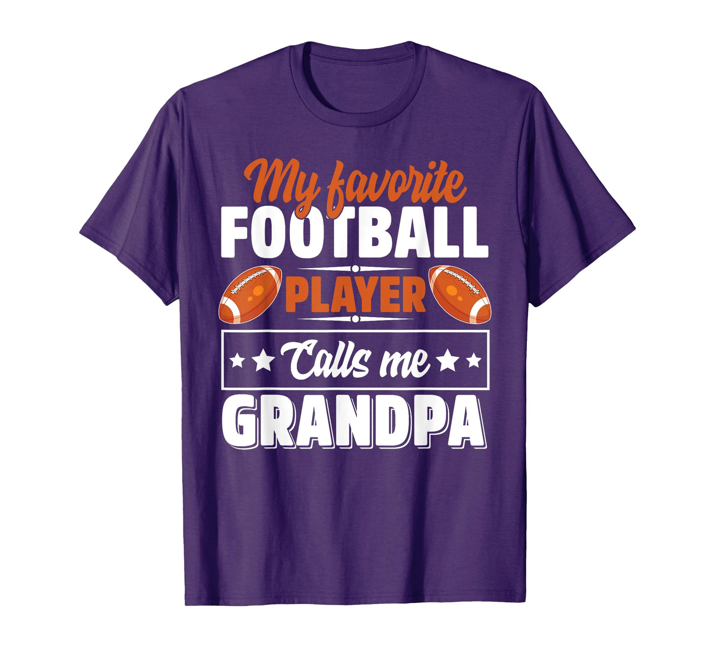 My Favorite Football Player Calls Me Grandpa Cute T-Shirt