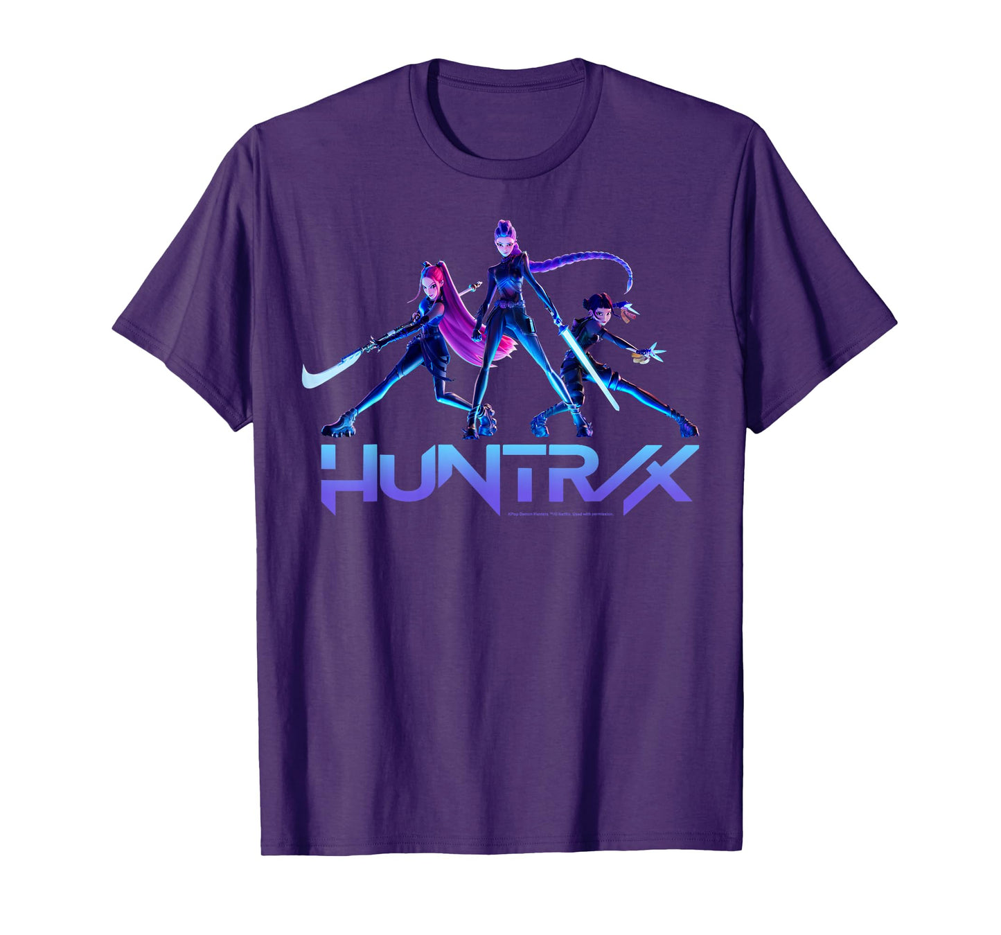 Kpop Demon Hunters Halloween Huntrix Ready for Battle Poses T-Shirt
