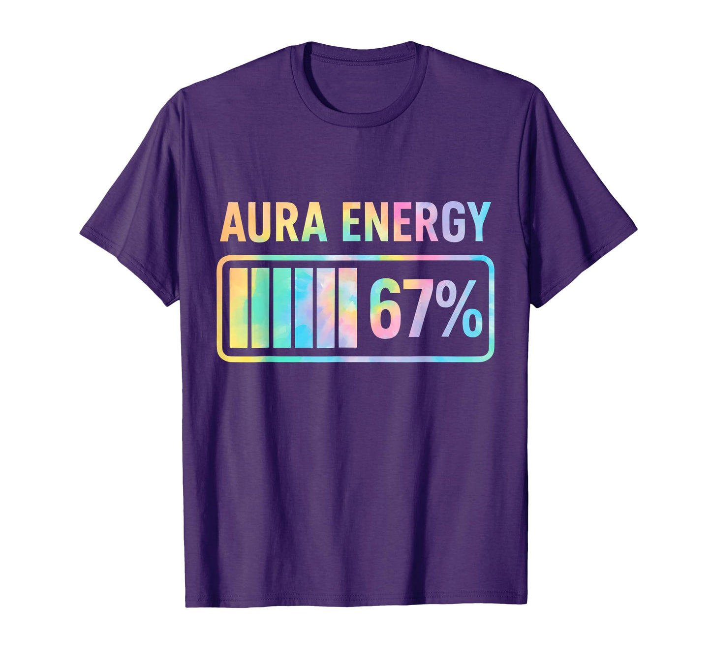 Aura Energy 67 Funny Six Seven Meme Gen Alpha Slang T-Shirt