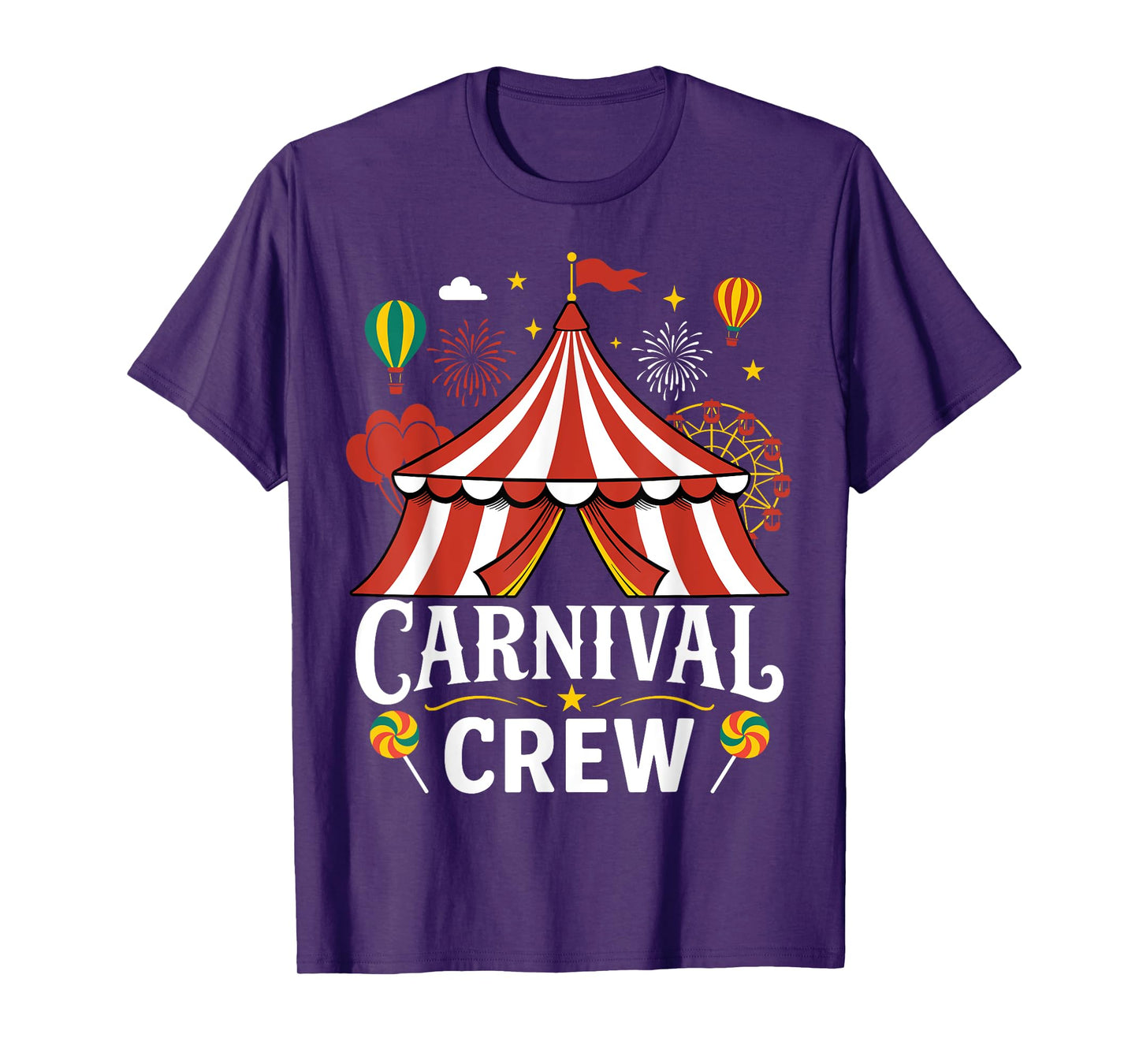 Funny Carnival Crew Circus Staff Theme Party Carnival Costum T-Shirt