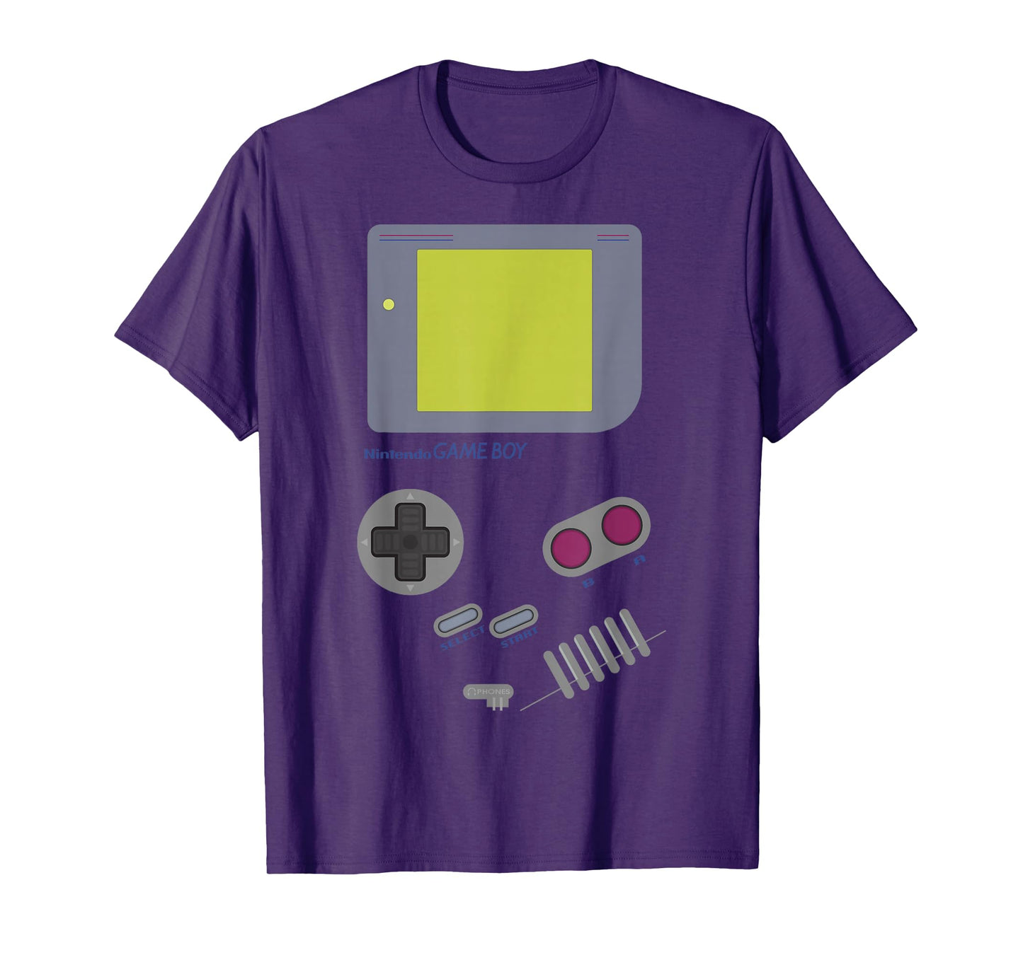 Nintendo Game Boy Screen Buttons Retro Graphic T-Shirt T-Shirt
