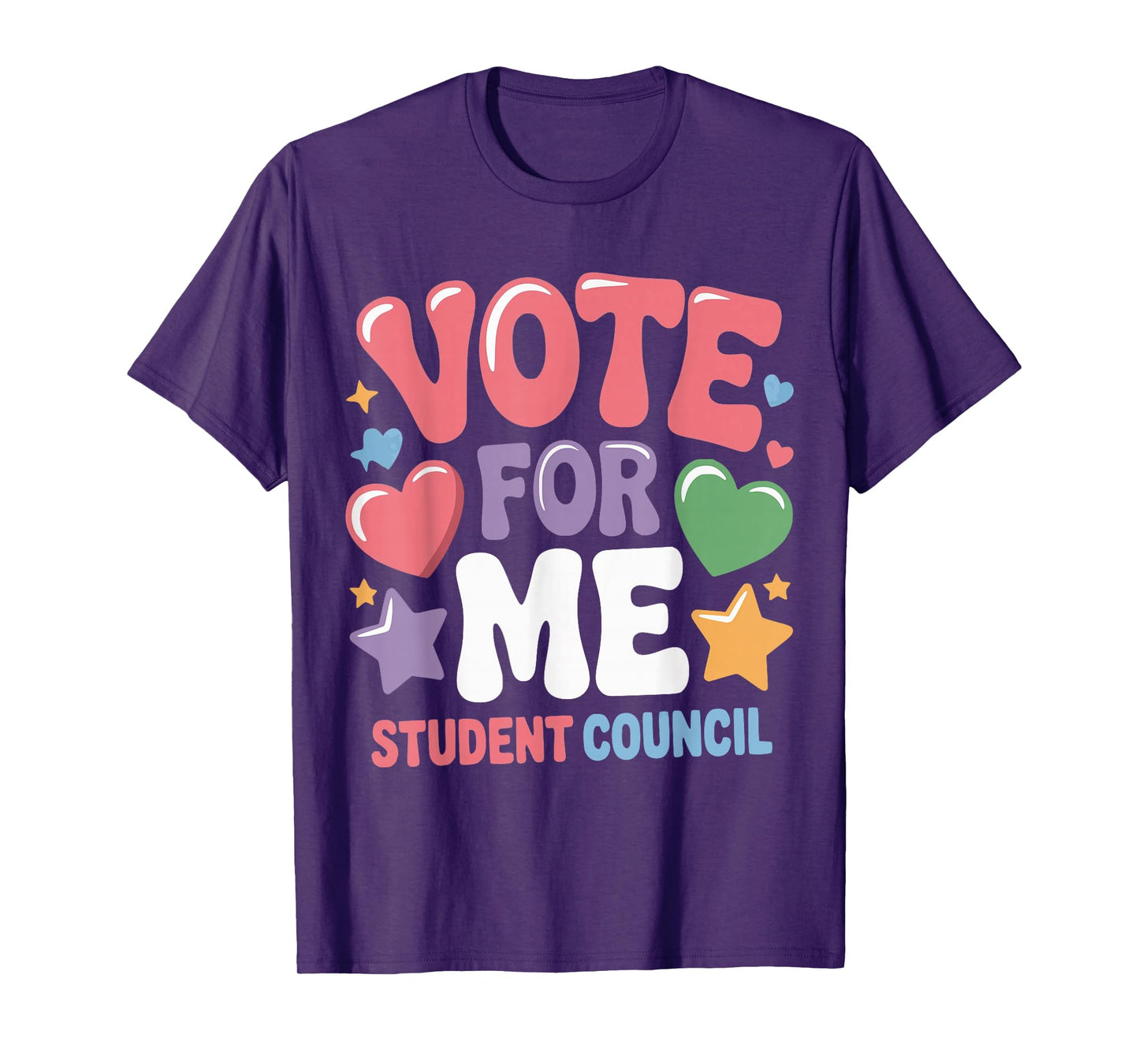 Funny Vote for Me Student Council Vibes School Election Day T-Shirt