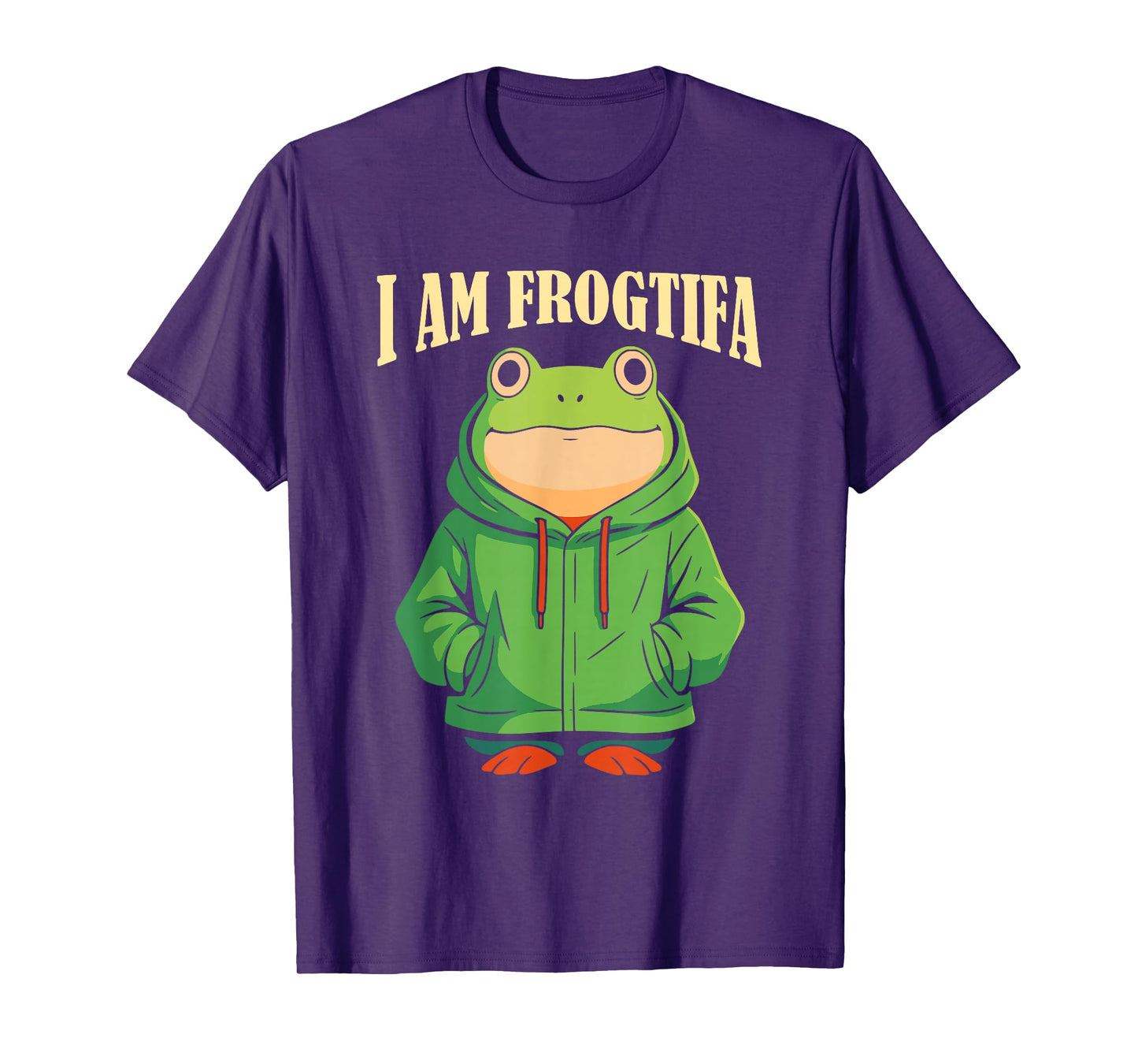 Vintage Funny I AM FROGTIFA Portland Frog Protest Men Women T-Shirt