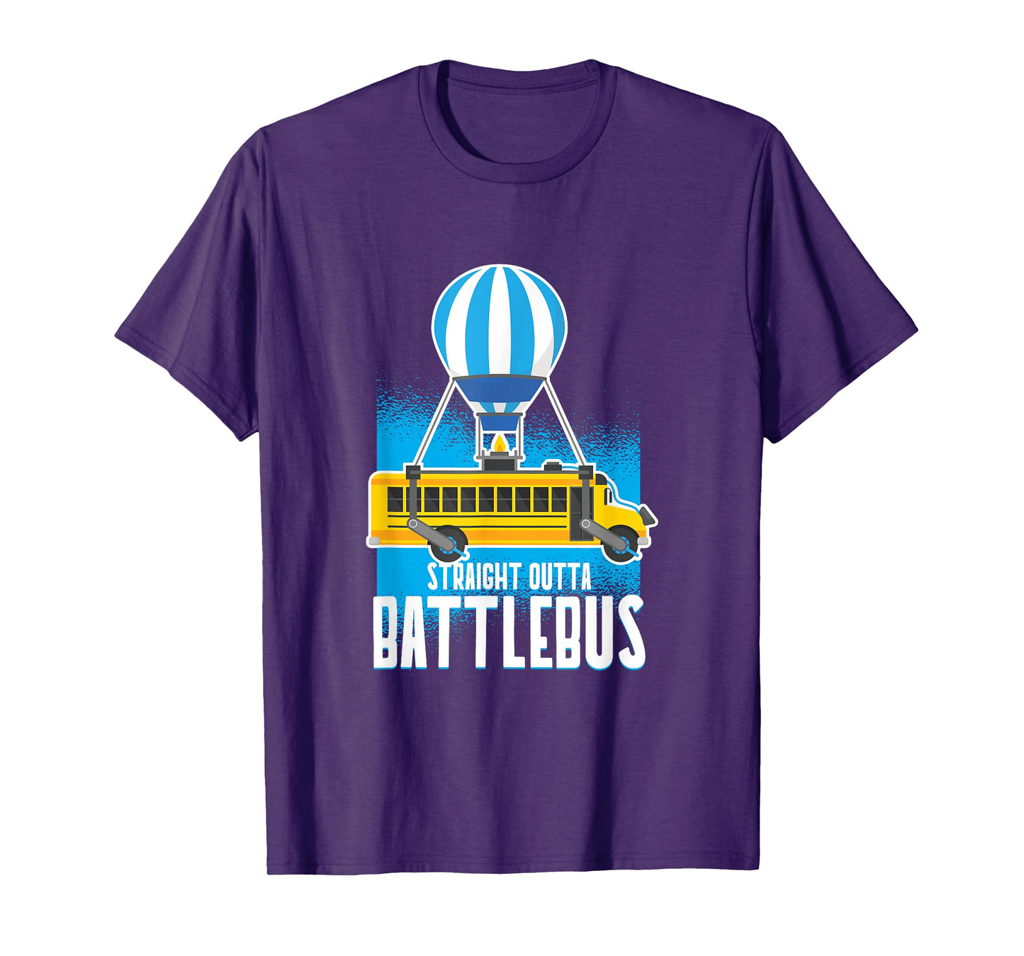 Straight Out The Battle Bus Gamer Video T-Shirt