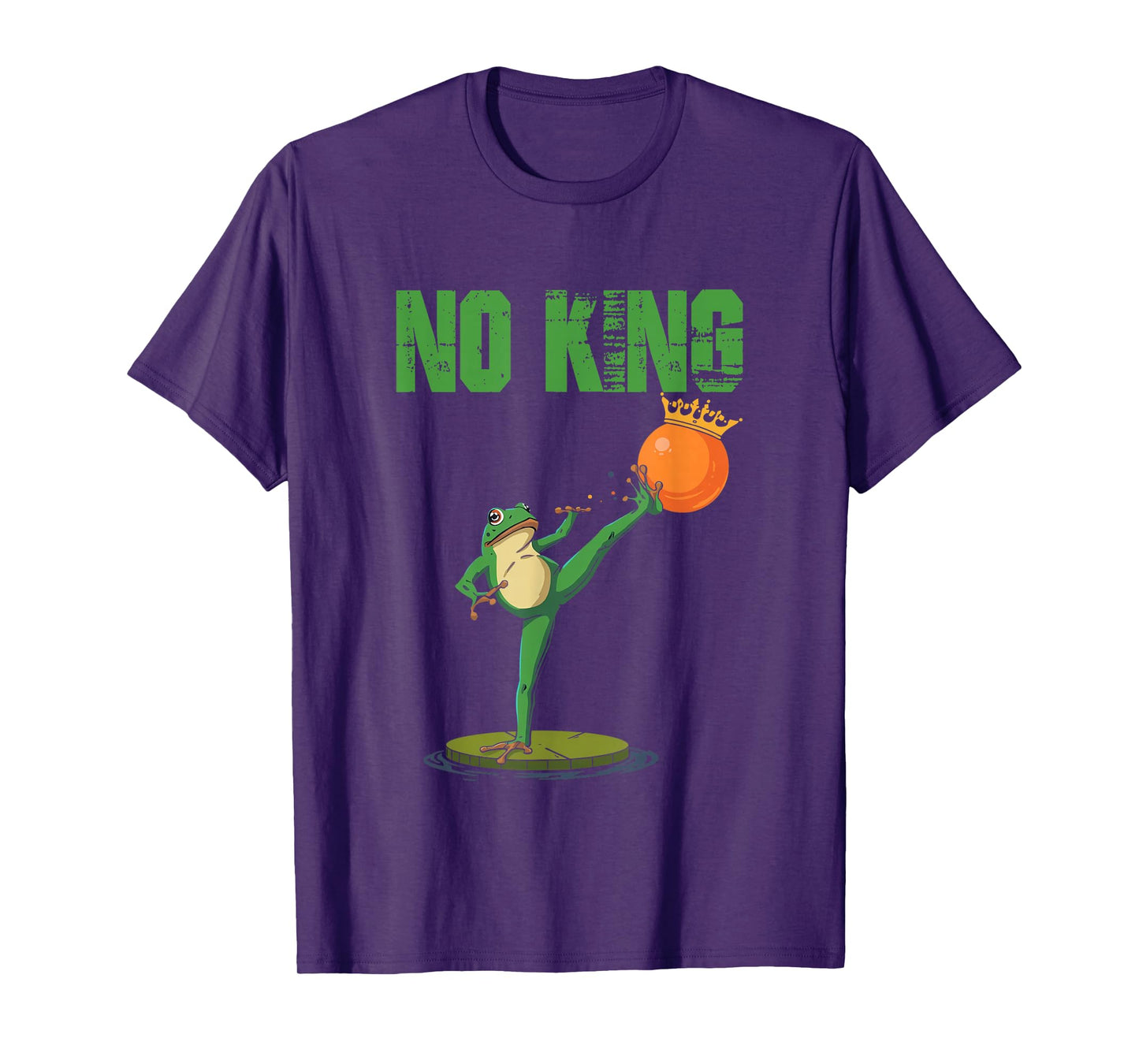 Funny No Kings Portland Frog Protest Men Women Tee T-Shirt