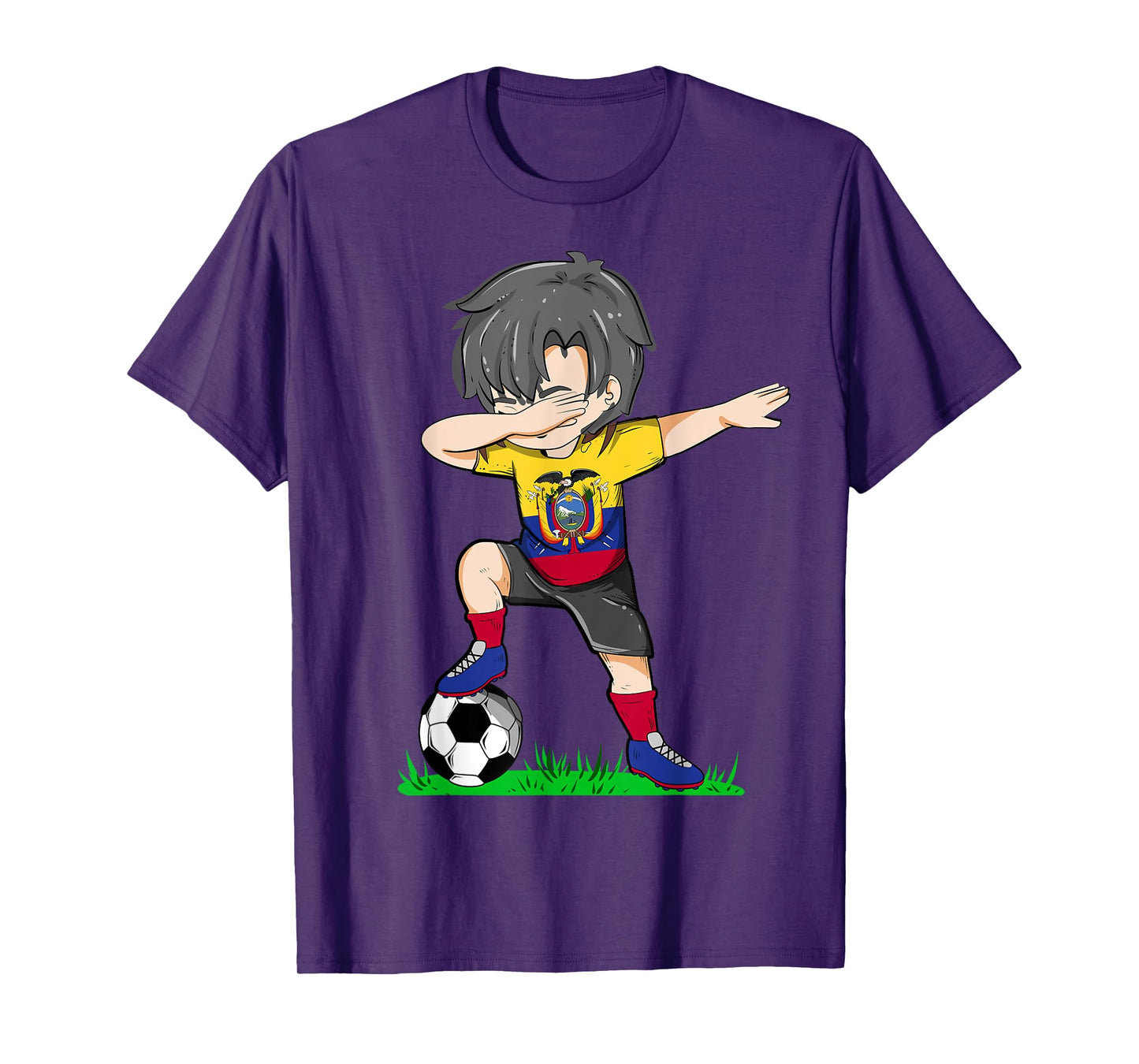 Soccer Ecuador Jersey Shirt Ecuador Flag Football Boys Men T-Shirt